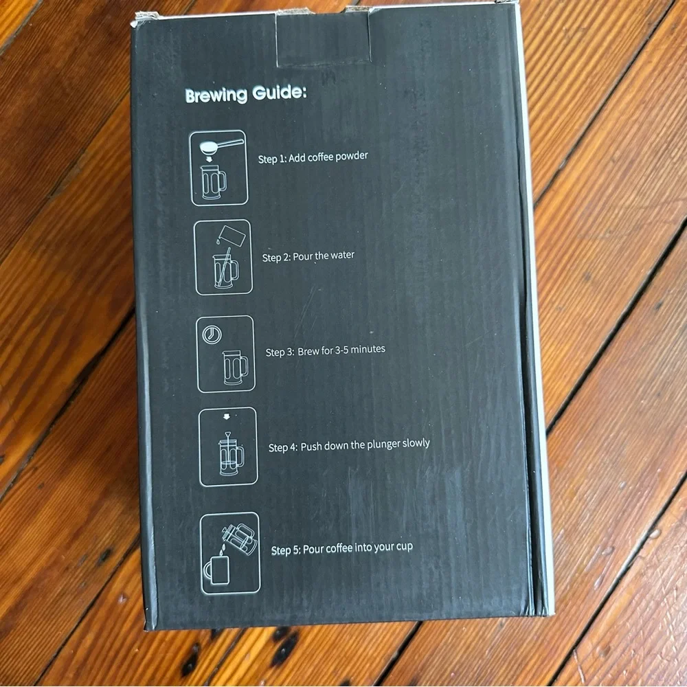 NEW Sivaphe No-Plastic French Press Coffee Maker 34 oz